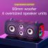 Soonbox S9200 Stereo Bluetooth High Power Party Box Waterproof Outdoor 100W Wireless Speaker Portable Audio System Sound Speakers, Bluetooth, TF card, USB, AUX, TWS, with Mic - Red